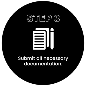 Submit all necessary documentation